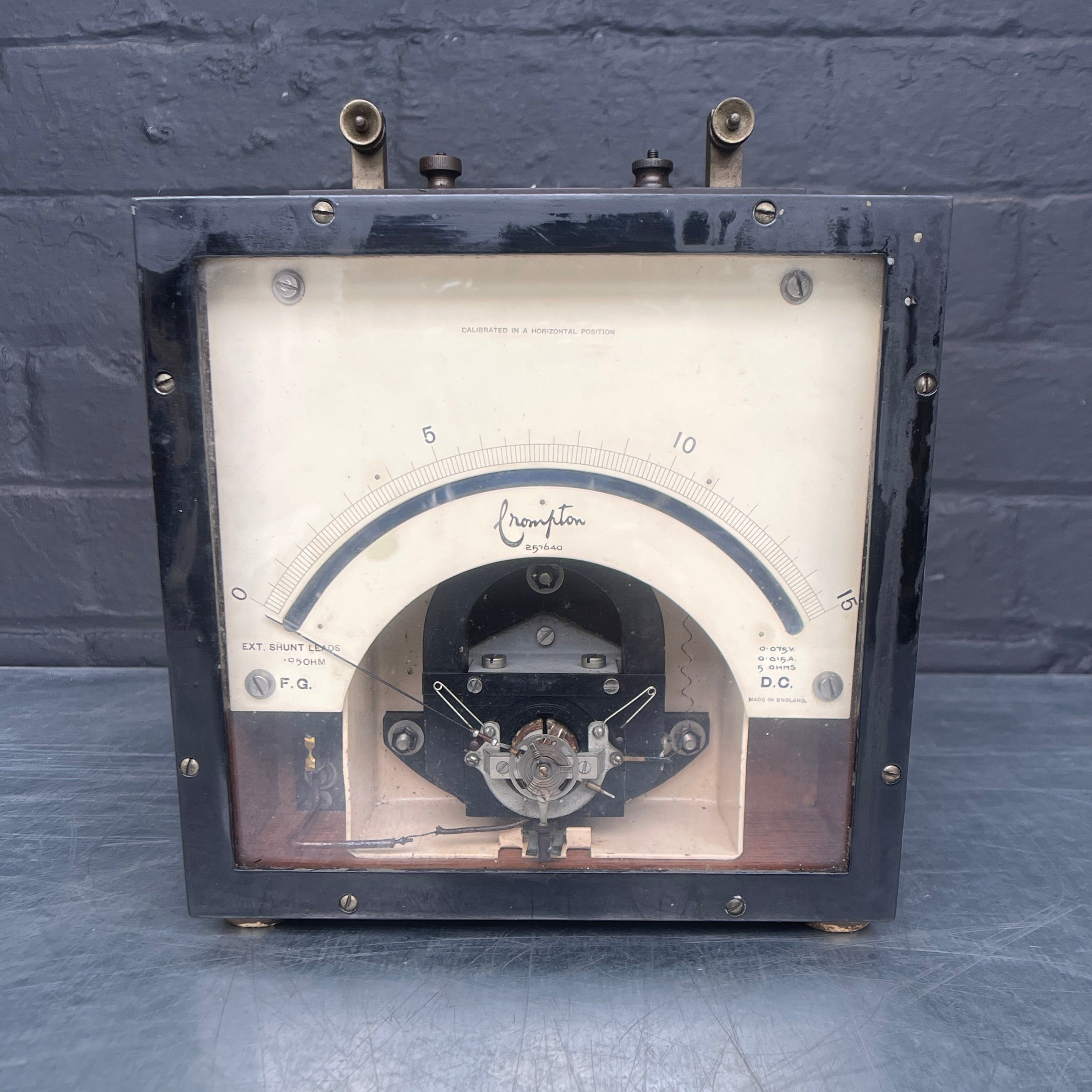electrical OHMS meter tester scientific Industrial powerhouse props prop rental hire vintage movie film set dec 2