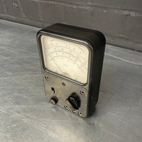 electrical OHMS meter tester scientific Industrial powerhouse props prop rental hire vintage movie film set dec black 1