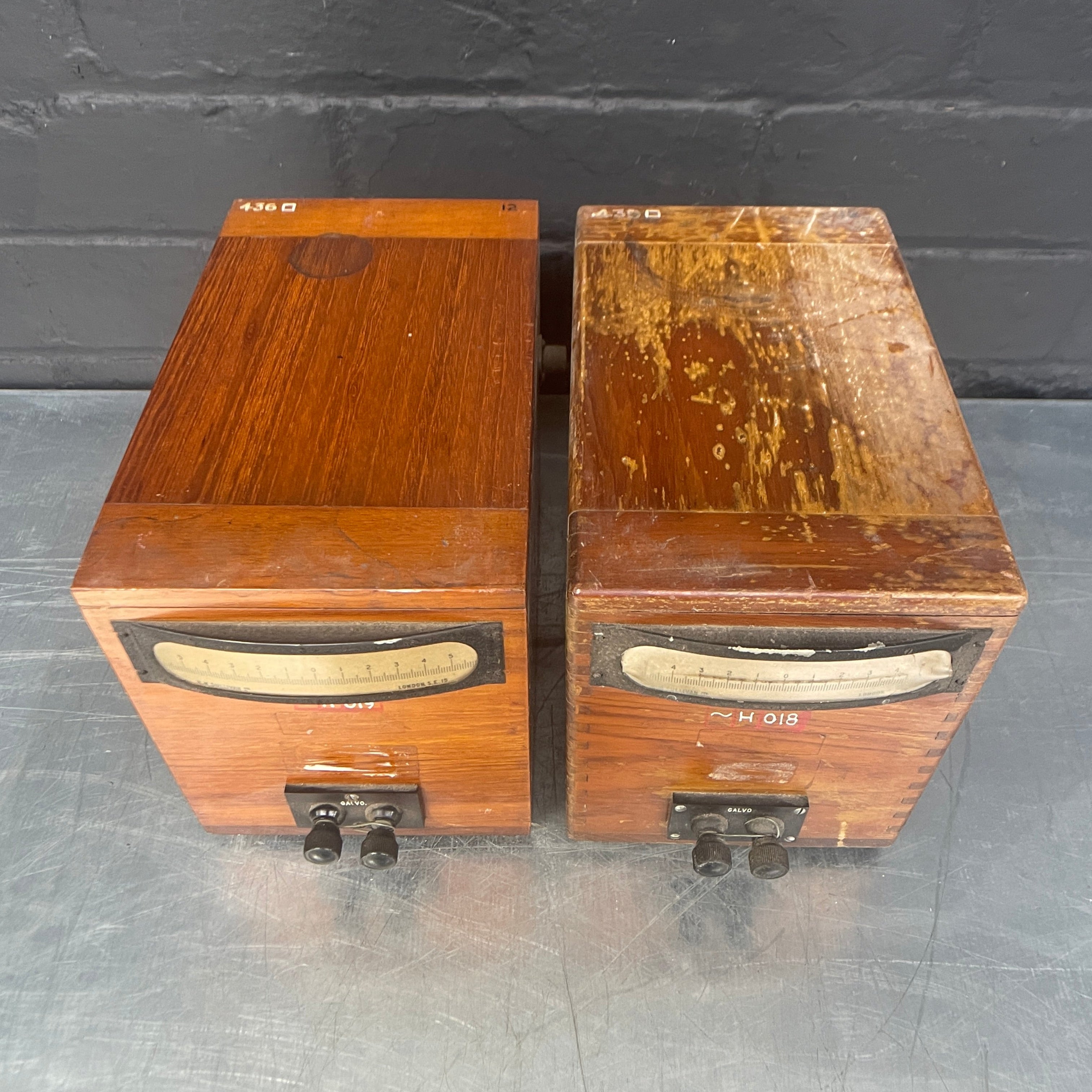 electrical galvanometer scientific tester Industrial powerhouse props prop rental hire vintage movie film set dec 1