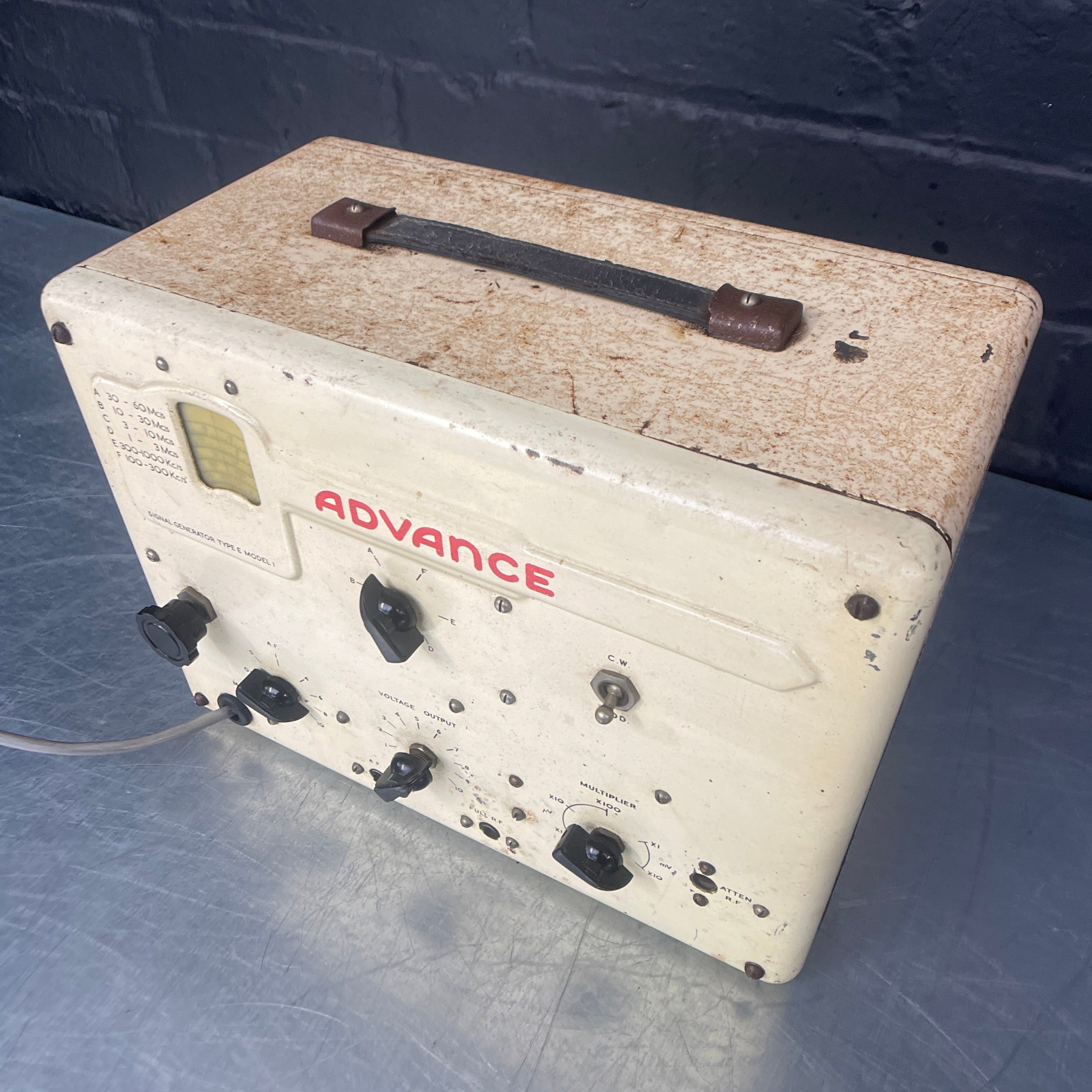 electrical signal generator scientific 1950s Industrial powerhouse props prop rental hire vintage movie film set dec 1960s  1