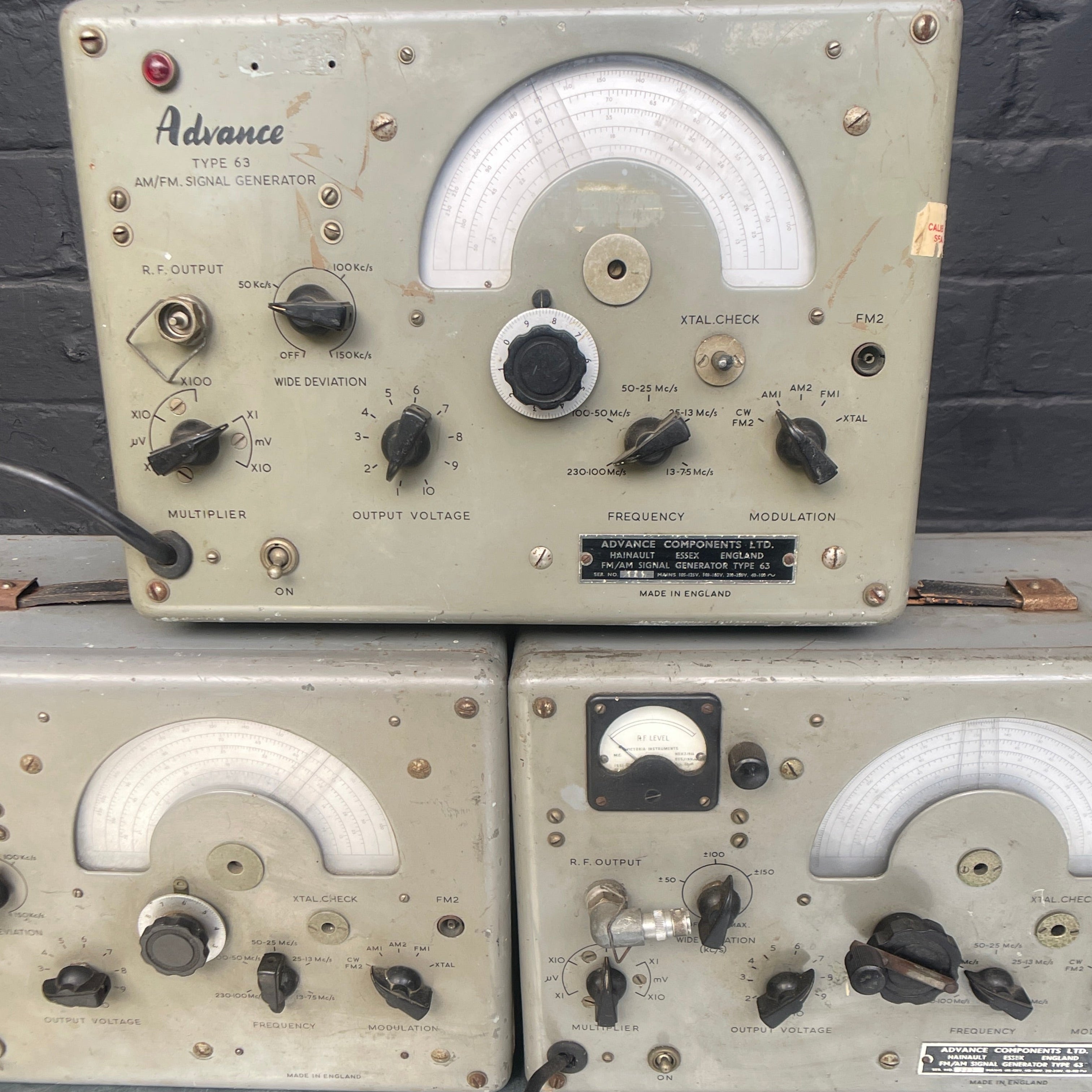 electrical signal generator scientific advance Industrial powerhouse props prop rental hire vintage movie film set dec 2