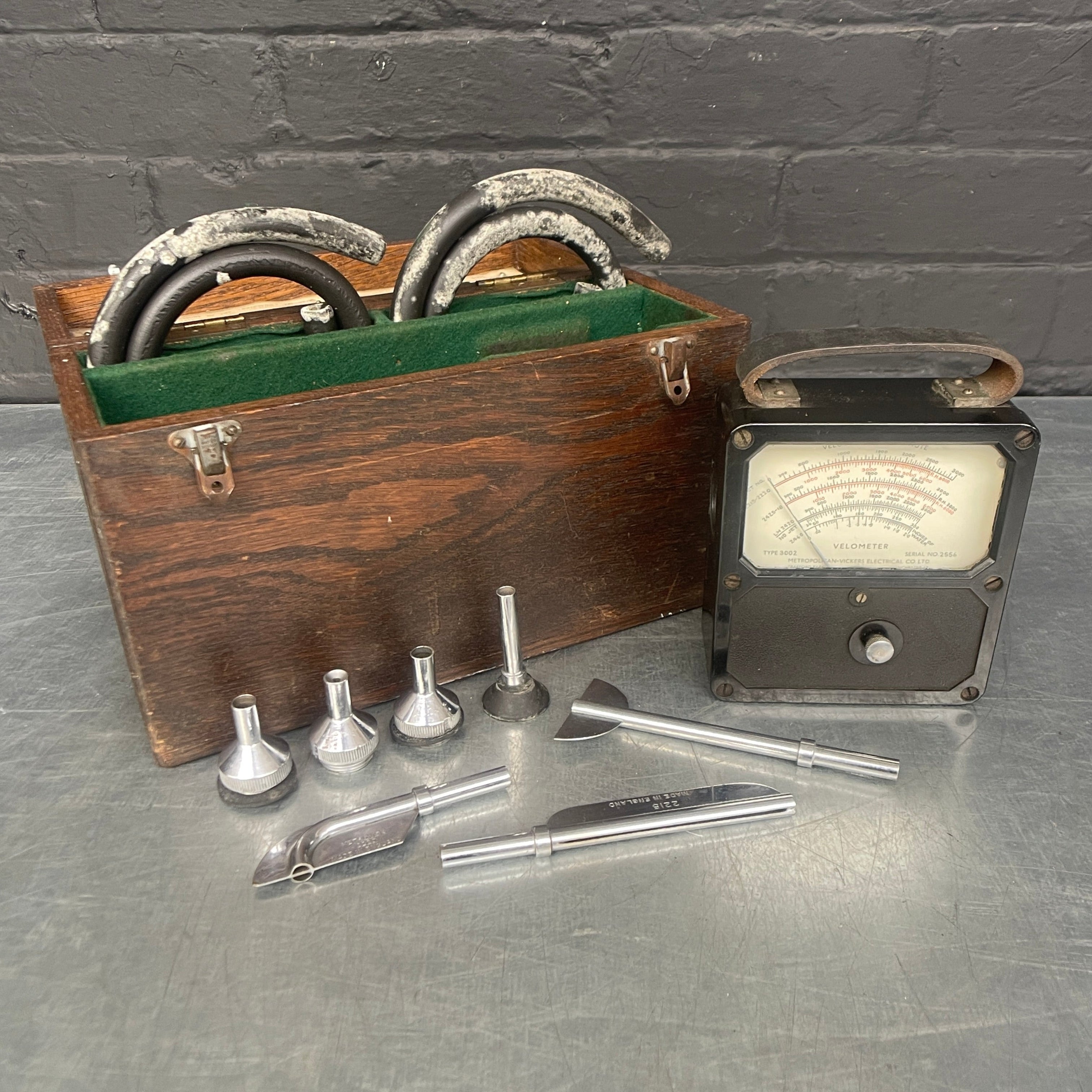 electrical volt meter equipment scientific Industrial powerhouse props prop rental hire vintage movie film set dec with box