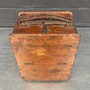electrical volt meter equipment scientific wooden box Industrial powerhouse props prop rental hire vintage movie film set dec 1