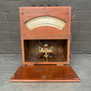 electrical volt meter scientific wooden Industrial powerhouse props prop rental hire vintage movie film set dec