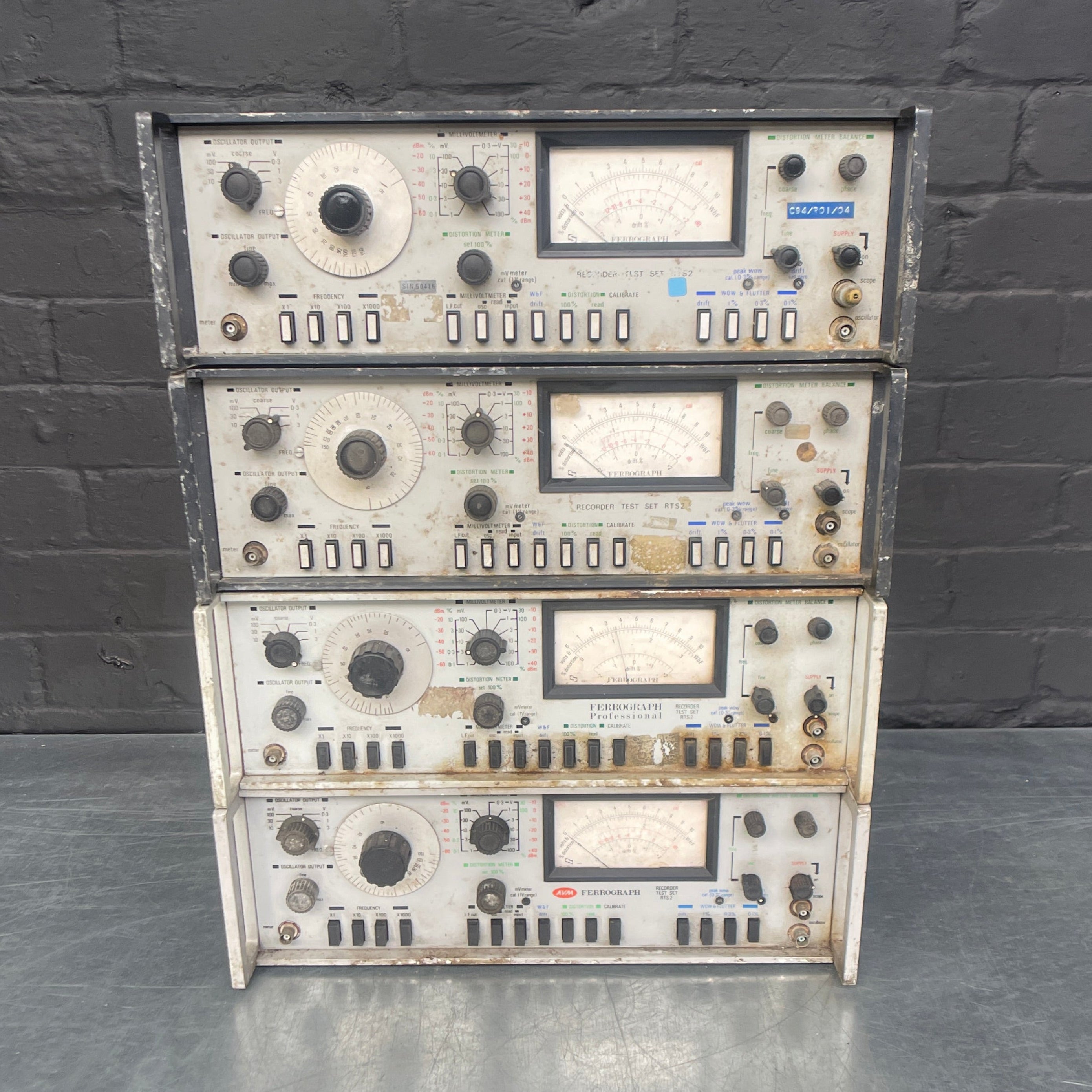 ferrograph recorder test set electrical Industrial powerhouse props prop rental hire vintage movie film set dec