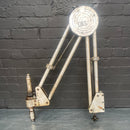 hydraulic tapping machine arm electrical tool Industrial powerhouse props prop rental hire vintage movie film set dec drill 1