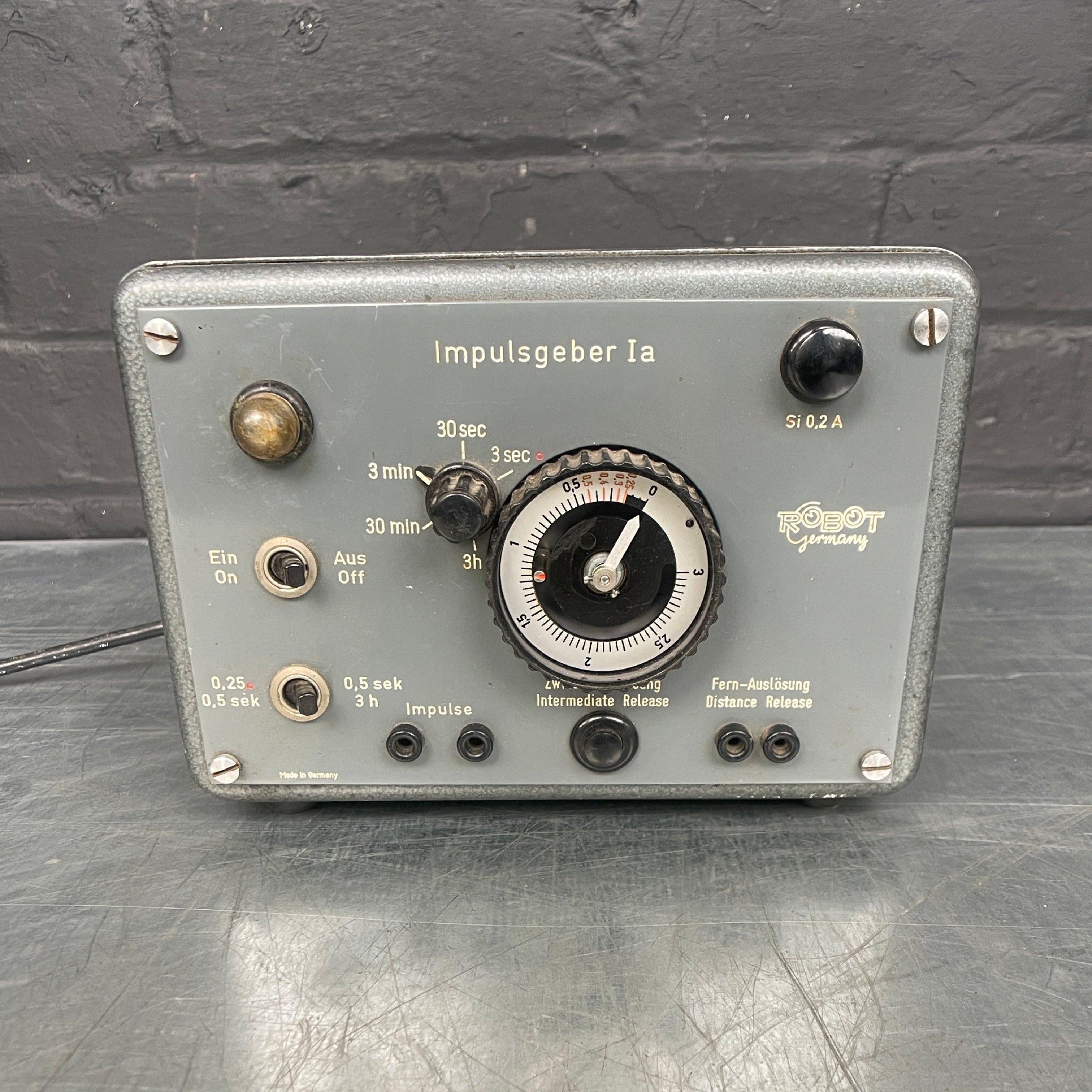 impulse generator German Germany electrical Industrial powerhouse props prop rental hire vintage movie film set dec