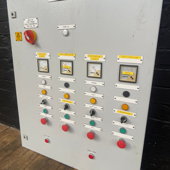 Electrical control panel Qty 1