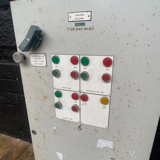 Electrical control panel Qty 1