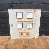 industrial powerhouse props prop rental hire vintage movie film set dec switchgear panel electrical buttons control 11