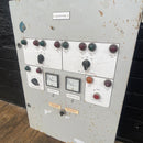 industrial powerhouse props prop rental hire vintage movie film set dec switchgear panel electrical buttons control 14