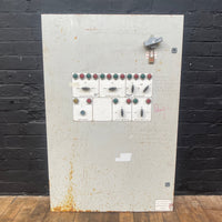 industrial powerhouse props prop rental hire vintage movie film set dec switchgear panel electrical buttons control 17