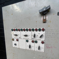 industrial powerhouse props prop rental hire vintage movie film set dec switchgear panel electrical buttons control 18