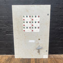 industrial powerhouse props prop rental hire vintage movie film set dec switchgear panel electrical buttons control 19