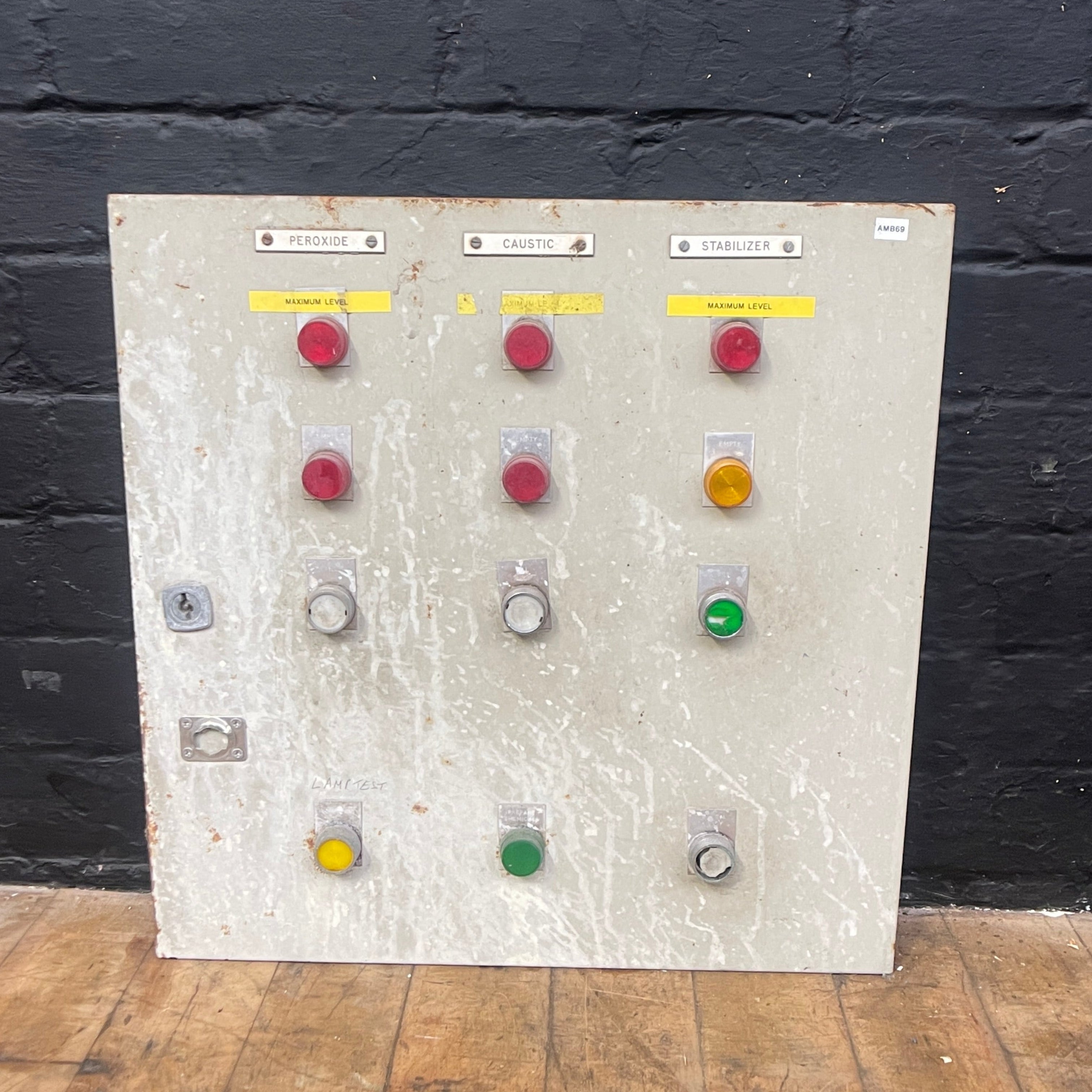industrial powerhouse props prop rental hire vintage movie film set dec switchgear panel electrical buttons control 23