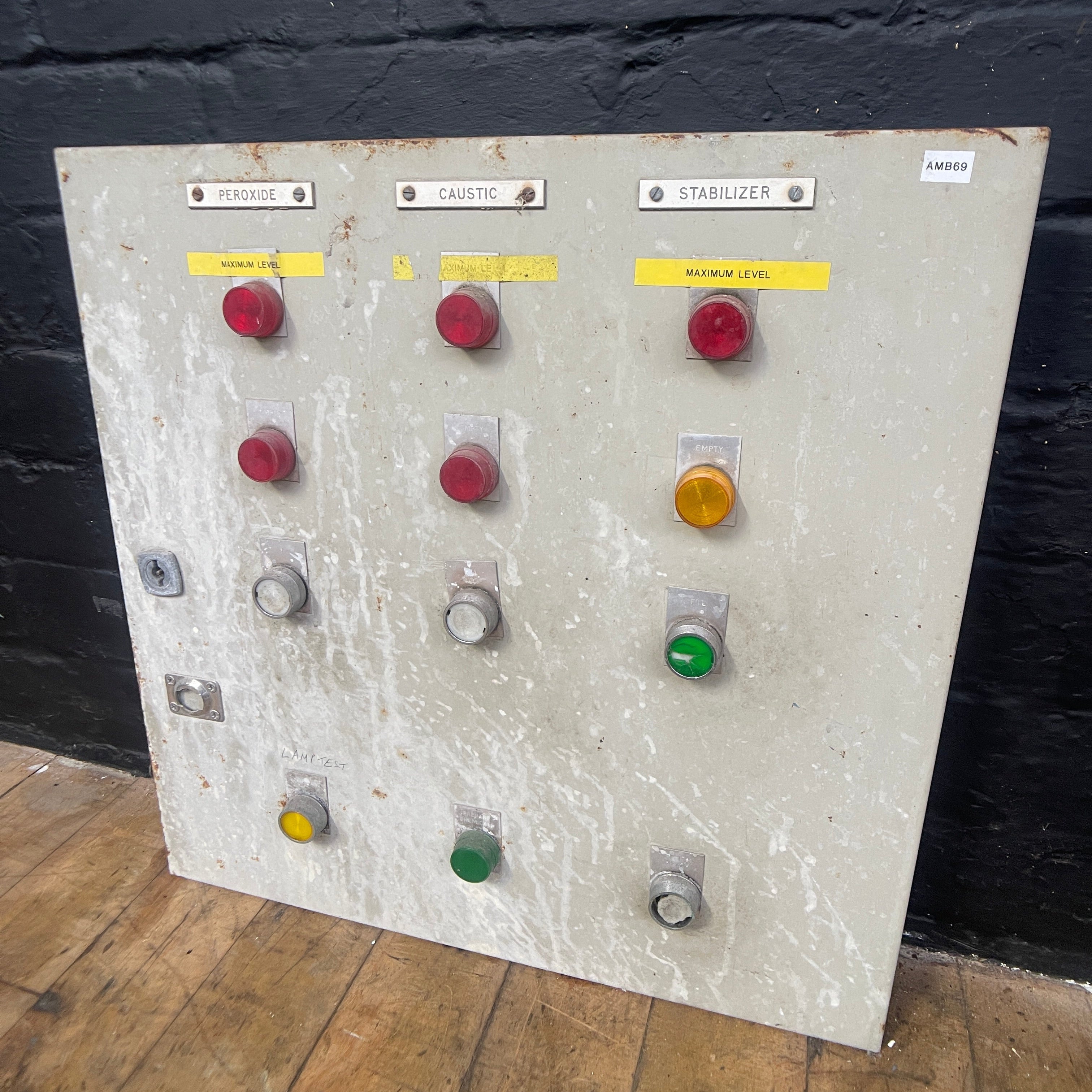 industrial powerhouse props prop rental hire vintage movie film set dec switchgear panel electrical buttons control 24