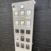 industrial powerhouse props prop rental hire vintage movie film set dec switchgear panel electrical buttons control 38