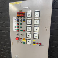 industrial powerhouse props prop rental hire vintage movie film set dec switchgear panel electrical buttons control 52