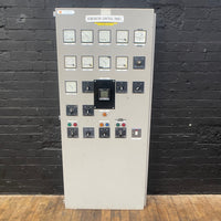 industrial powerhouse props prop rental hire vintage movie film set dec switchgear panel electrical buttons control 53