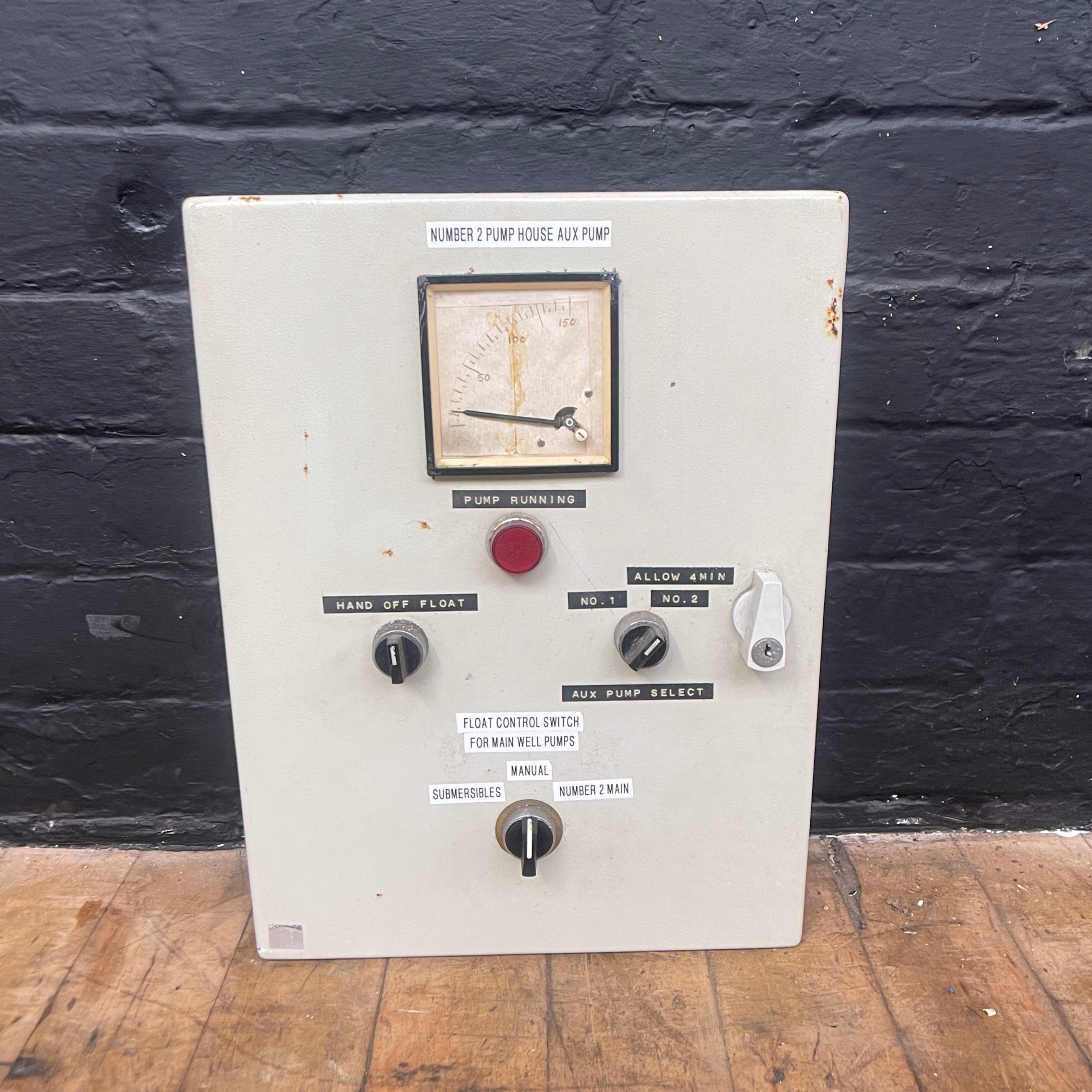 industrial powerhouse props prop rental hire vintage movie film set dec switchgear panel electrical buttons control 7