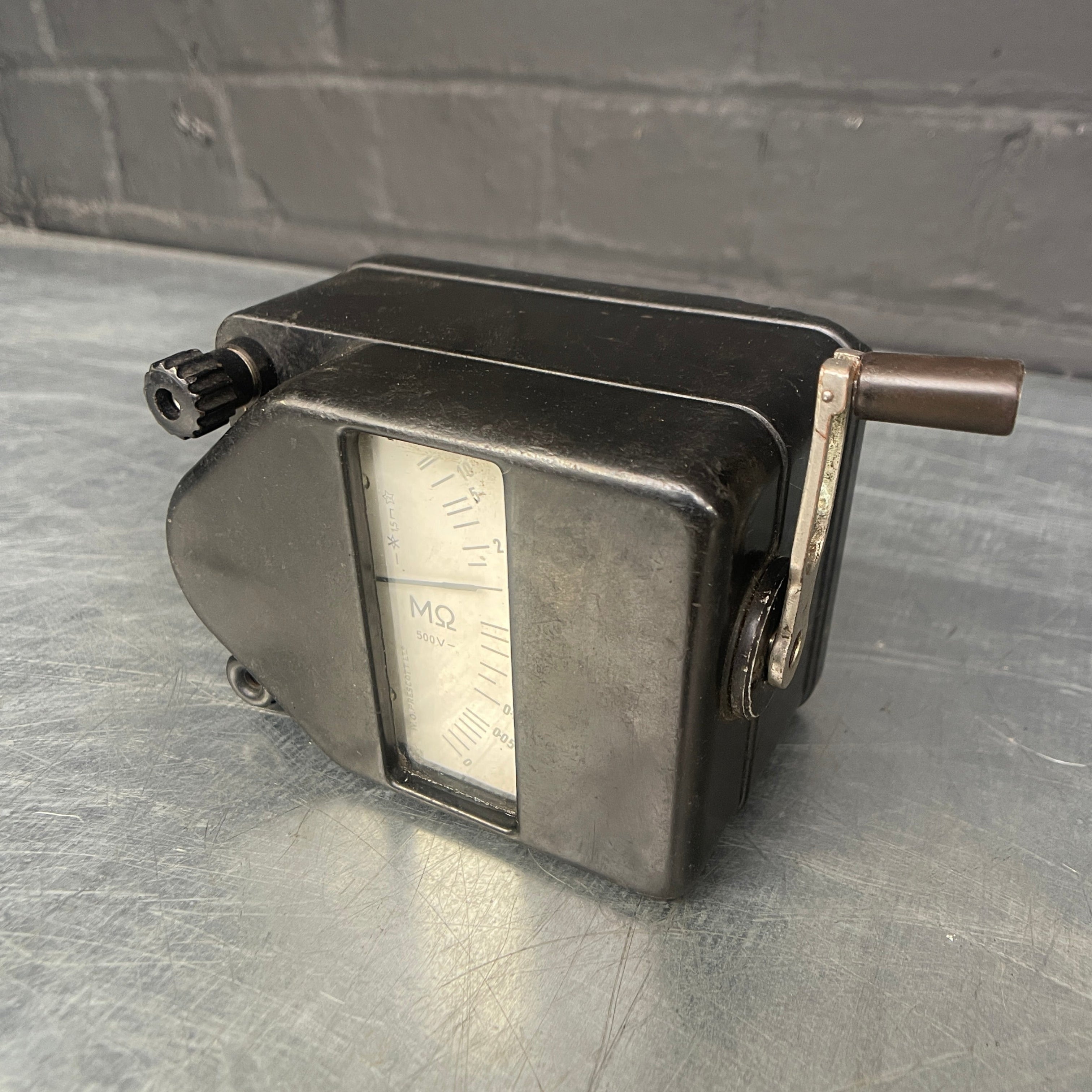 insulation resistance tester electrical Industrial powerhouse props prop rental hire vintage movie film set dec 1