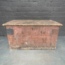large wooden wood box crate trunk Industrial powerhouse props prop rental hire vintage movie film set dec