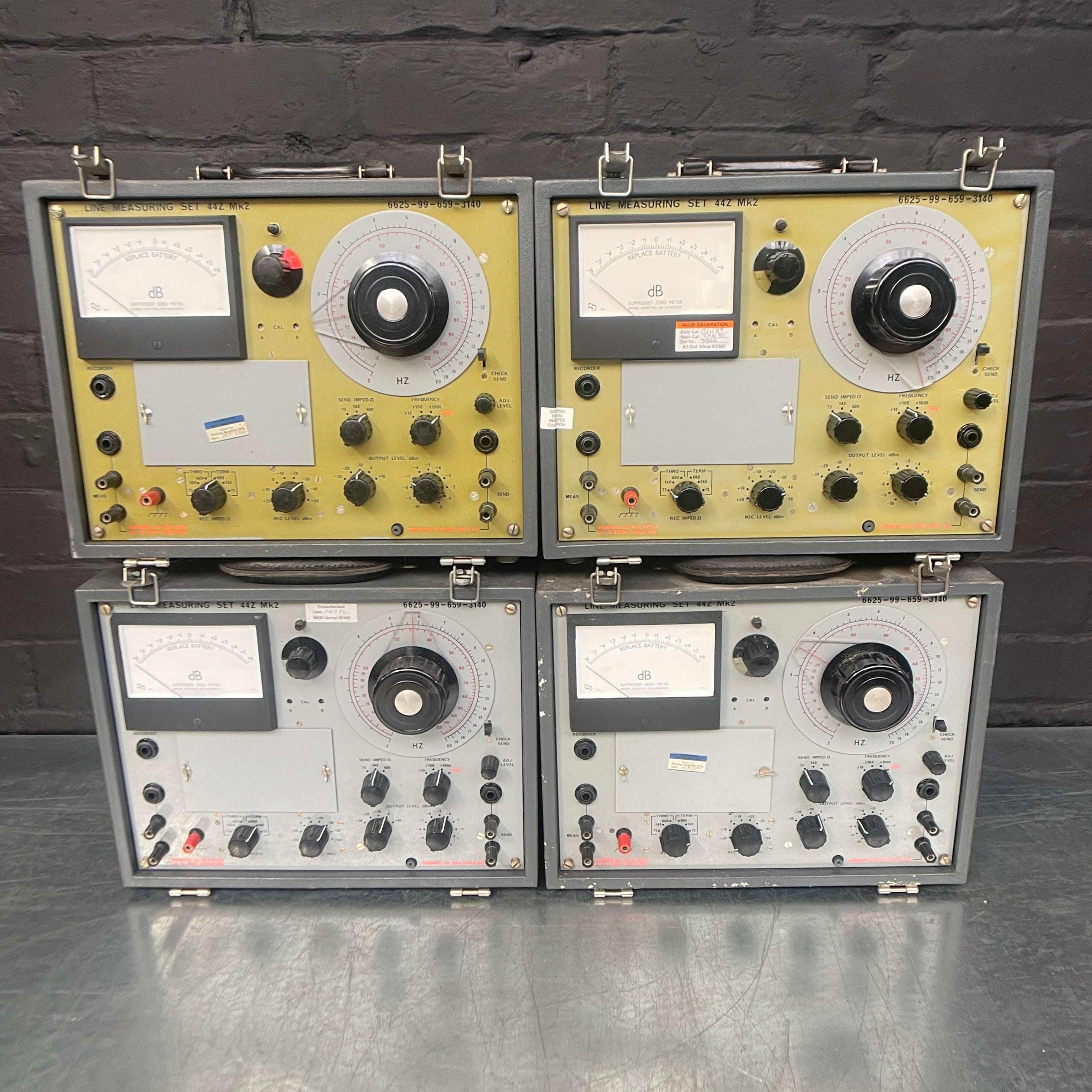 line measuring set test kit electrical Industrial powerhouse props prop rental hire vintage movie film set dec
