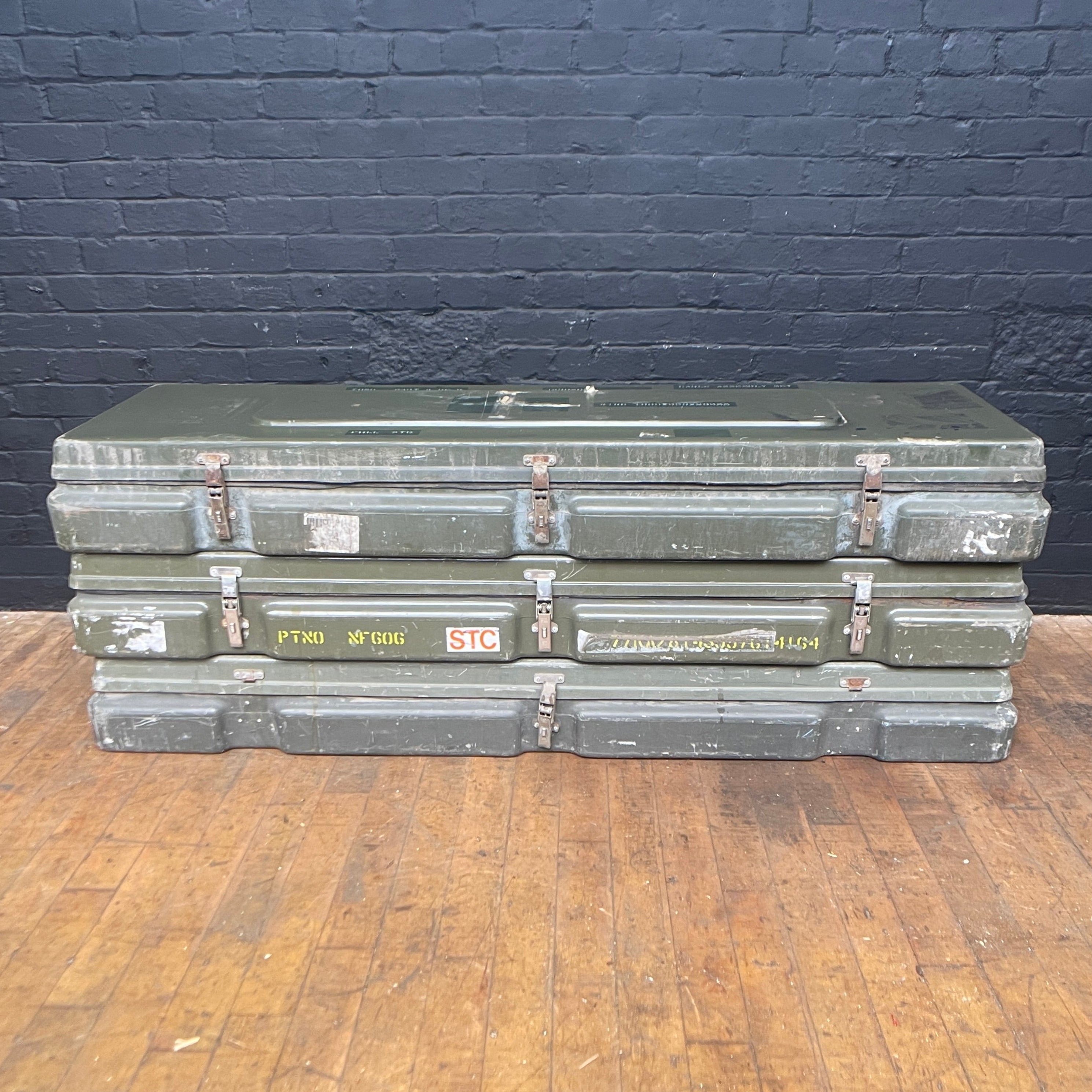 military ammo weapons case cases storage Industrial powerhouse props prop rental hire vintage movie film set dec