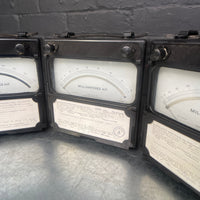 milliammeter volt tester electrical scientific Industrial powerhouse props prop rental hire vintage movie film set dec 1