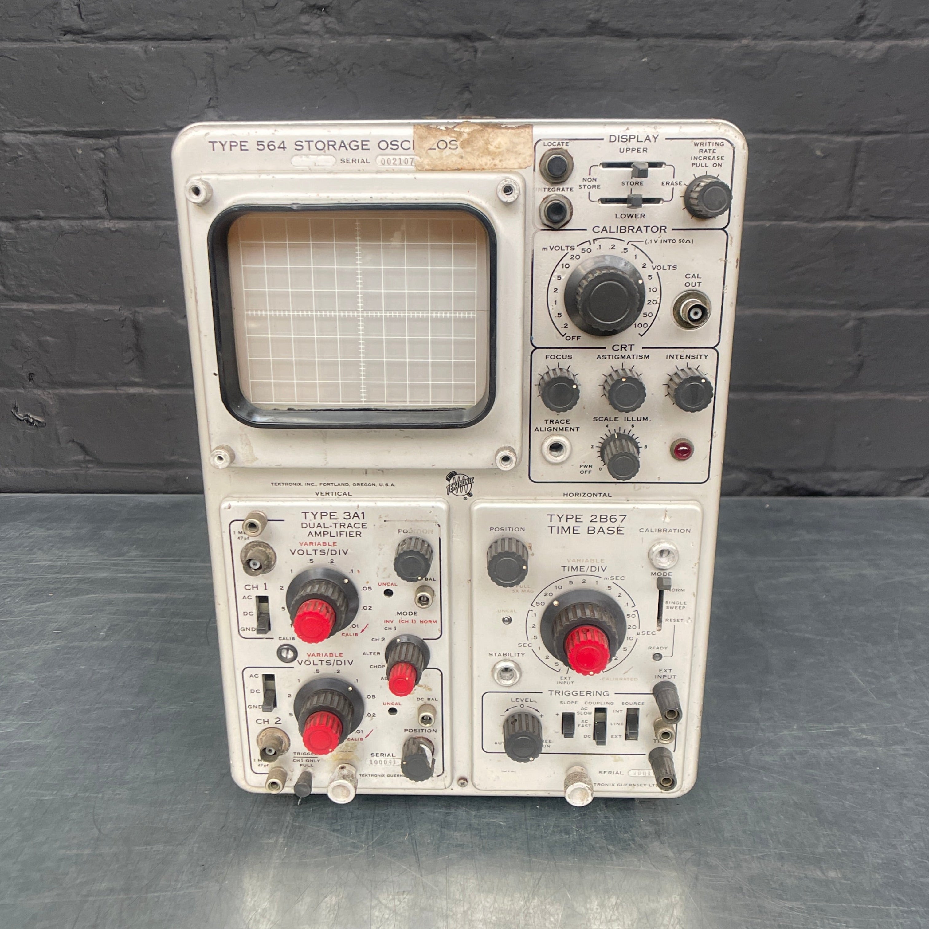 oscilloscope unit electrical Industrial powerhouse props prop rental hire vintage movie film set dec 70