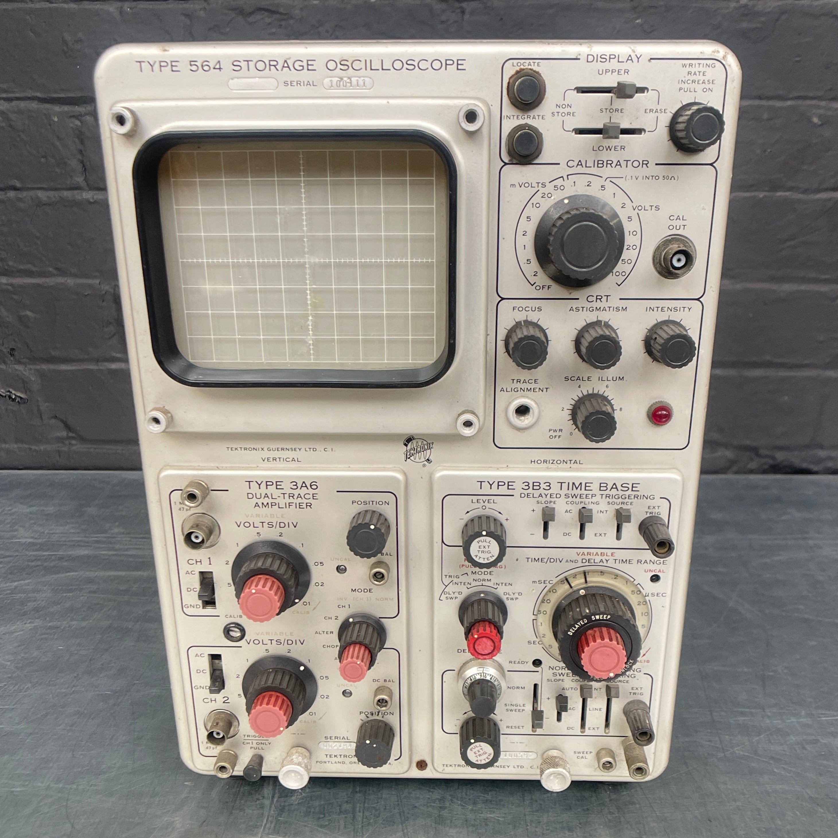 oscilloscope unit electrical Industrial powerhouse props prop rental hire vintage movie film set dec 73