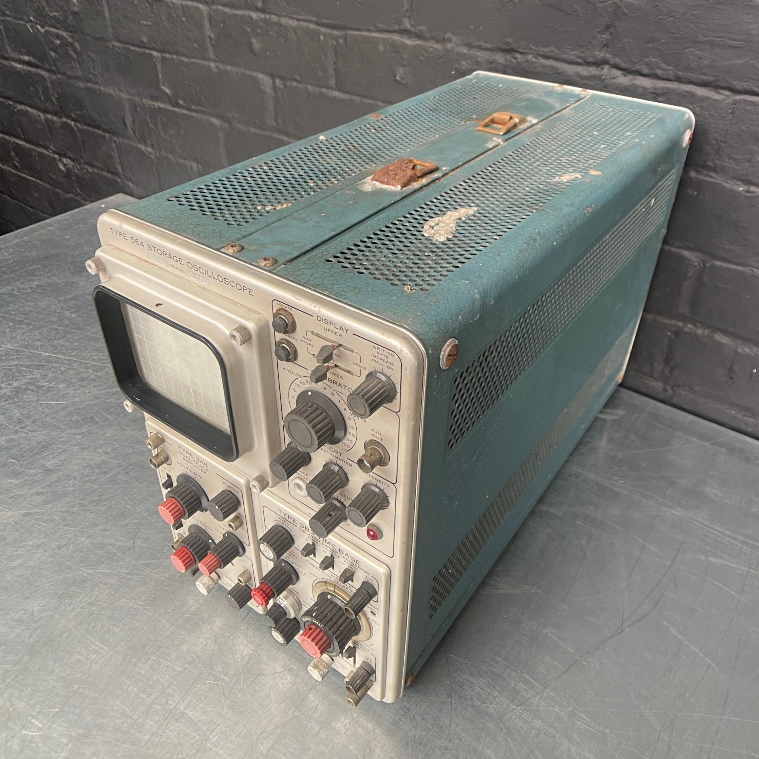 oscilloscope unit electrical Industrial powerhouse props prop rental hire vintage movie film set dec 74
