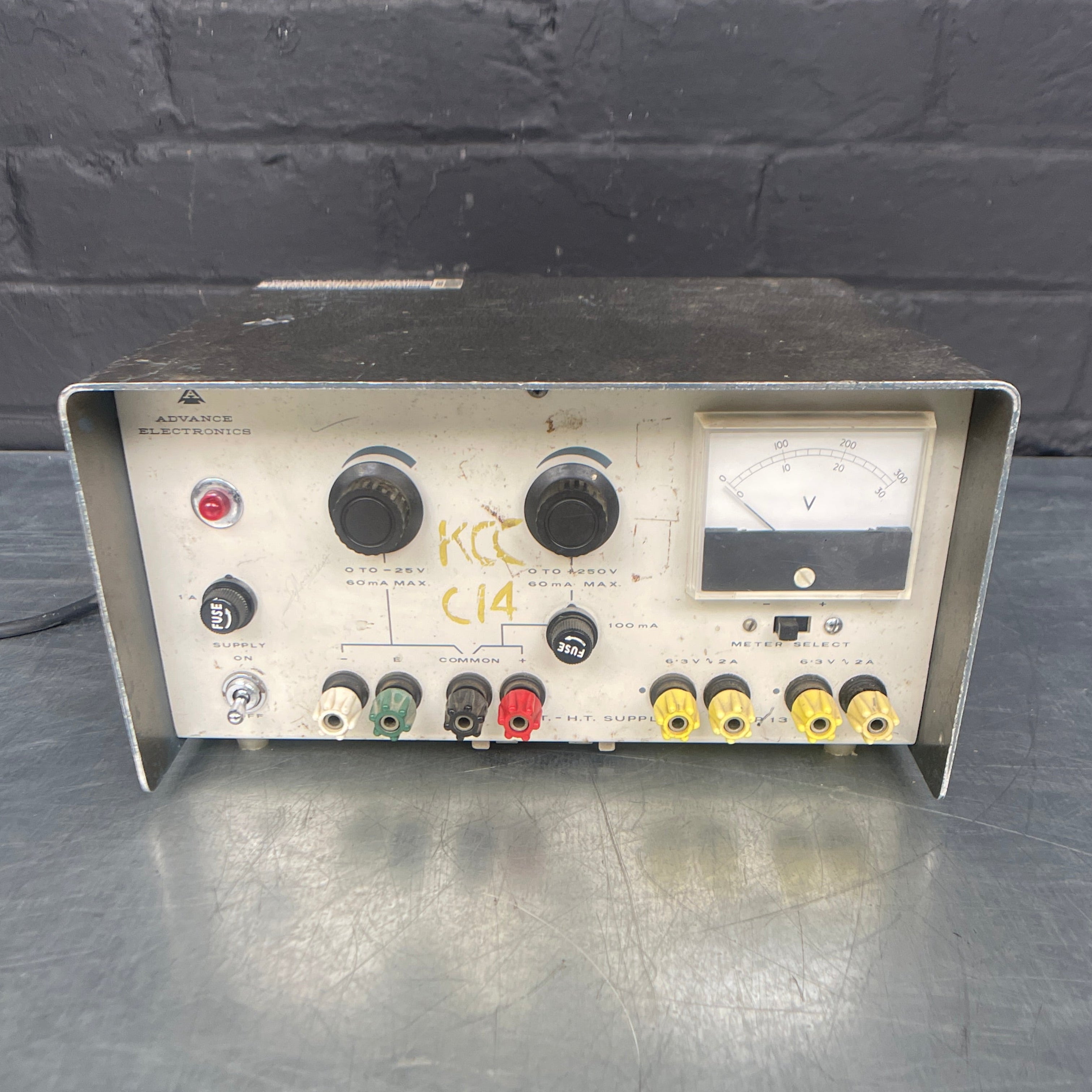 portable appliance tester electrical test kit Industrial powerhouse props prop rental hire vintage movie film set dec