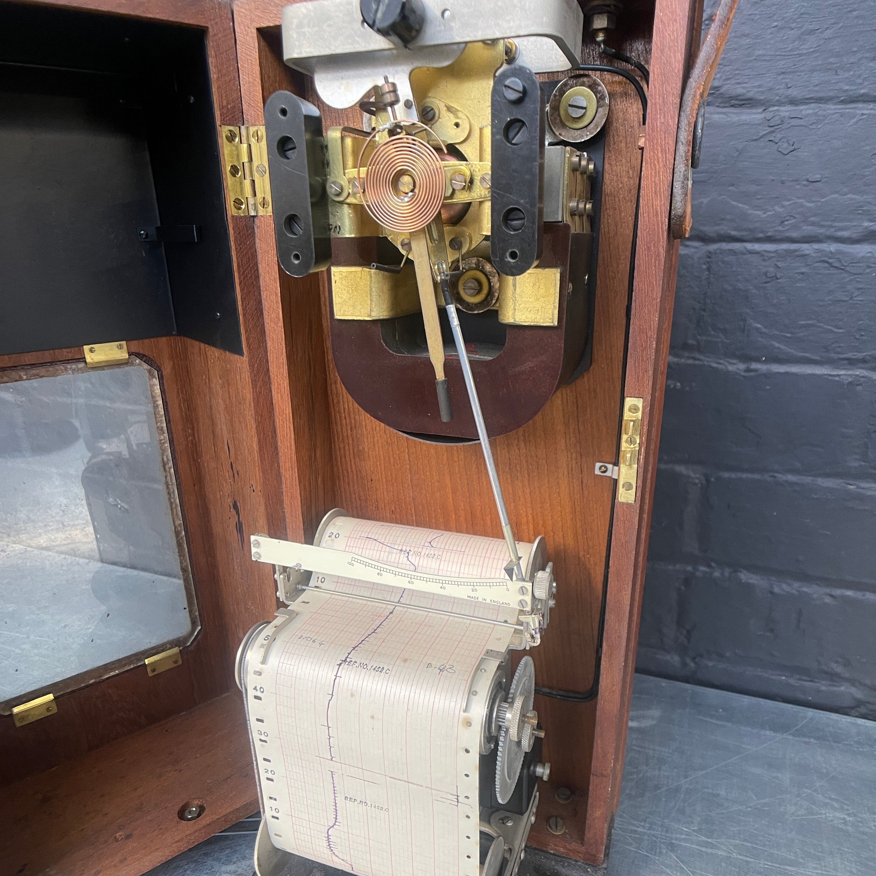 recording ammeter electrical scientific Industrial powerhouse props prop rental hire vintage movie film set dec 3