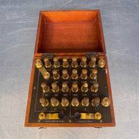 scientific electrical resistance box Industrial powerhouse props prop rental hire vintage movie film set dec