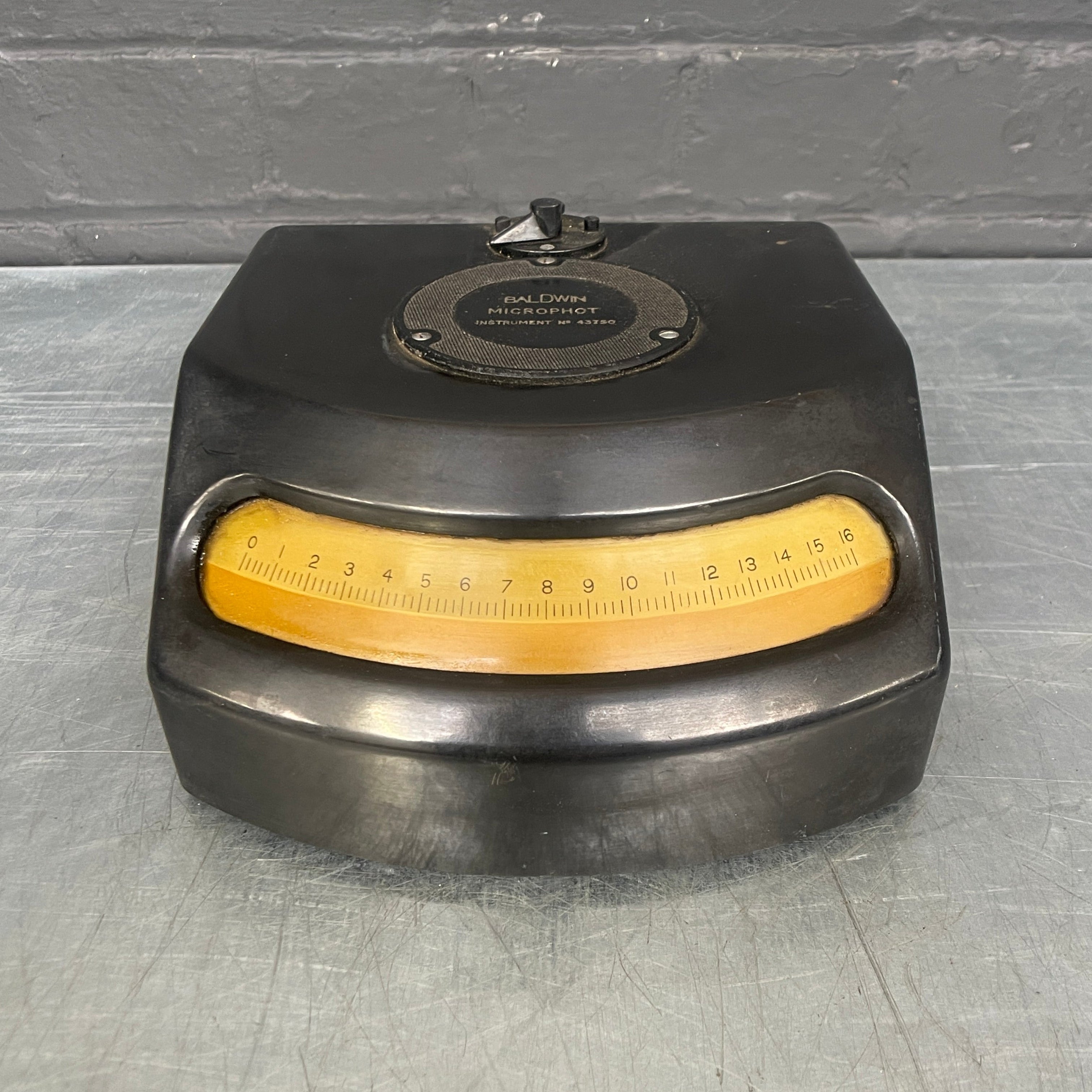 spot galvanometer electrical scientific meter Industrial powerhouse props prop rental hire vintage movie film set dec