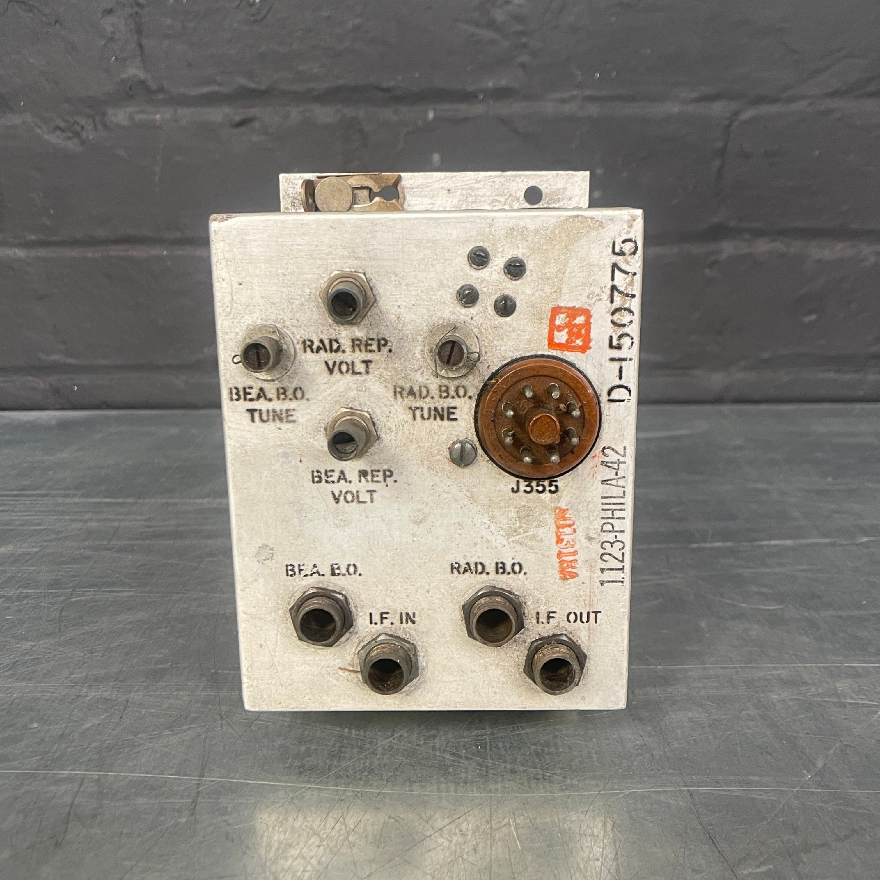 transmitting set assembly electrical panel Industrial powerhouse props prop rental hire vintage movie film set dec