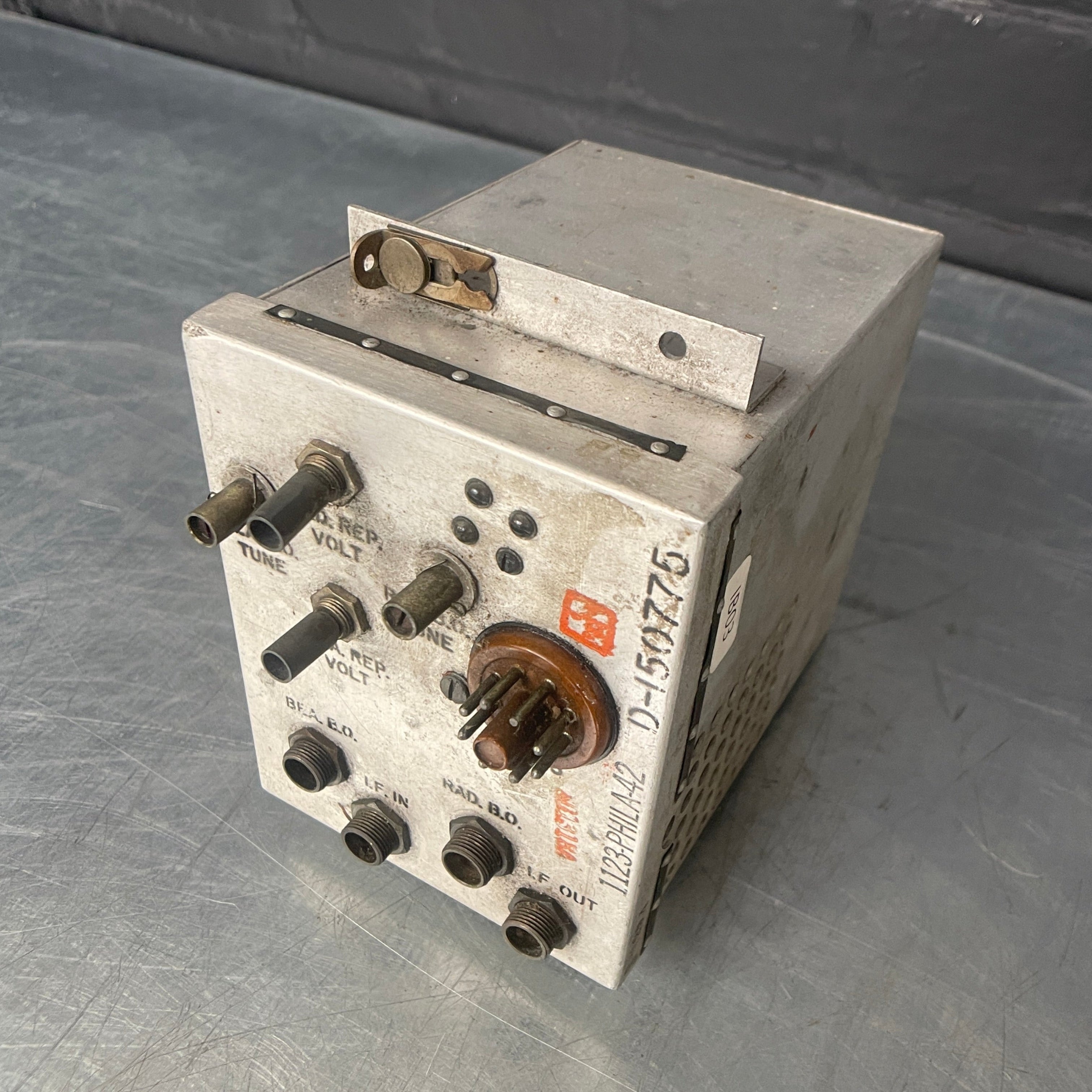 transmitting set assembly electrical panel Industrial powerhouse props prop rental hire vintage movie film set dec 1