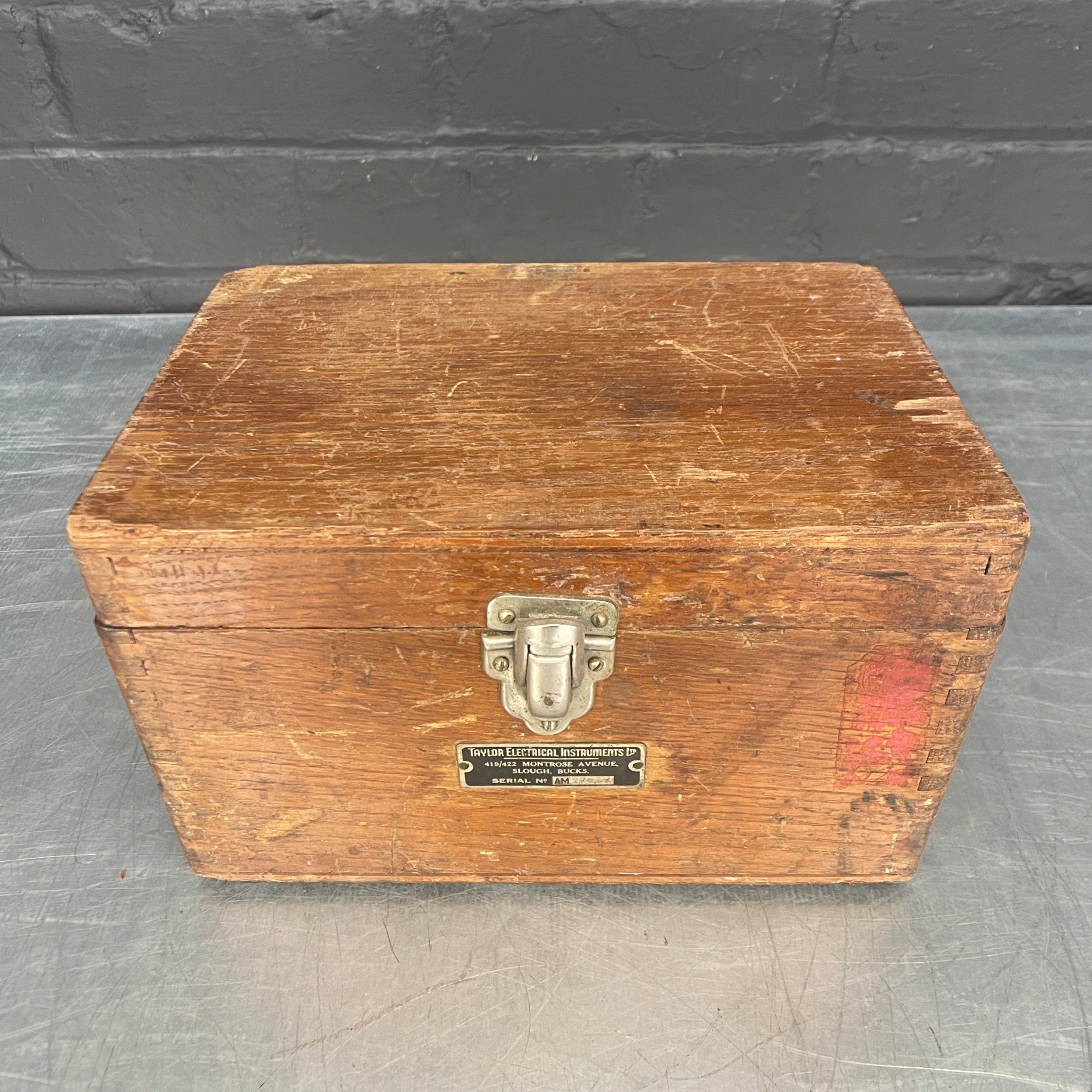 universal meter tester electrical scientific Industrial powerhouse props prop rental hire vintage movie film set dec 3