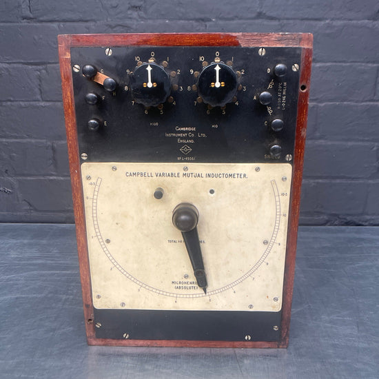 Variable mutual inductometer Qty 1