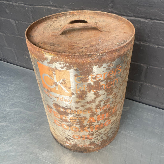 Veg oil can Qty 1