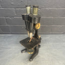 vintage microscope scientific instrument equipment Industrial powerhouse props prop rental hire vintage movie film set dec