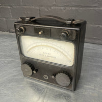 volt meter tester electrical Industrial powerhouse props prop rental hire vintage movie film set dec black amperes 1