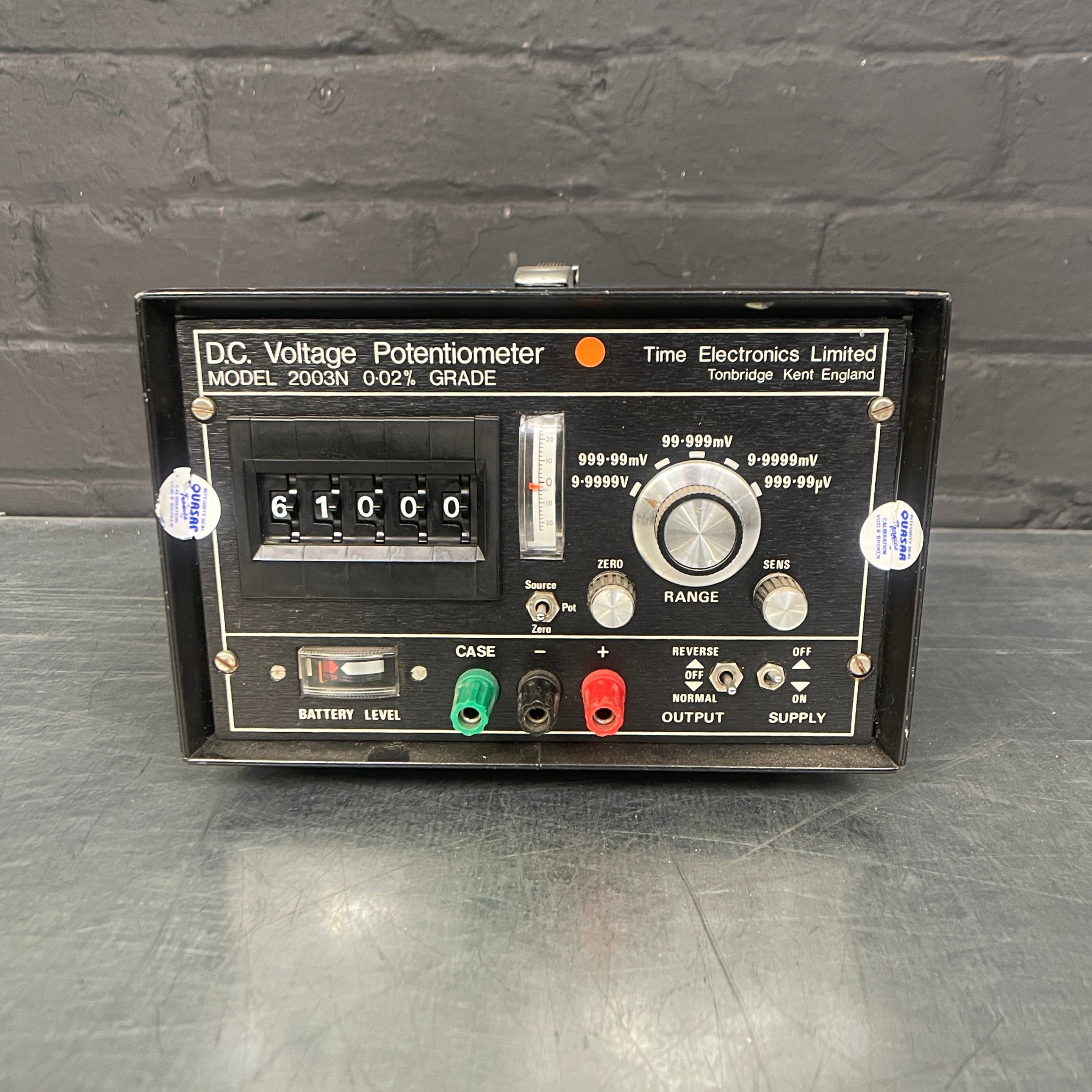 voltage potentiometer electrical tester Industrial powerhouse props prop rental hire vintage movie film set dec
