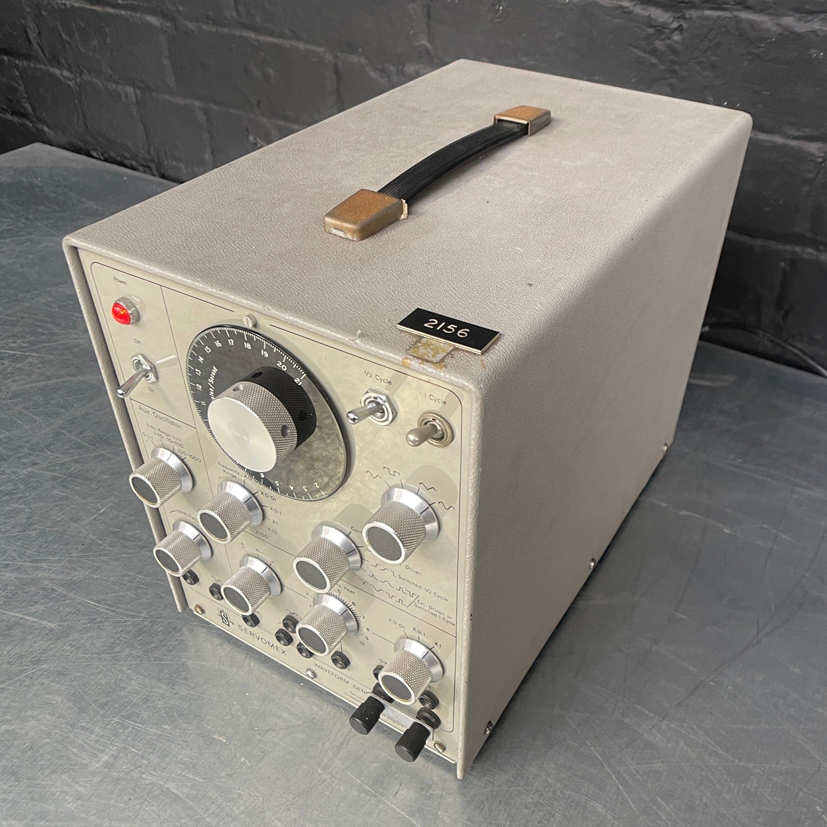 waveform generator electrical tester test set Industrial powerhouse props prop rental hire vintage movie film set dec 1