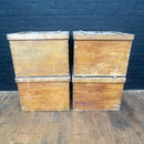 wooden wood box crate with lid Industrial powerhouse props prop rental hire vintage movie film set dec